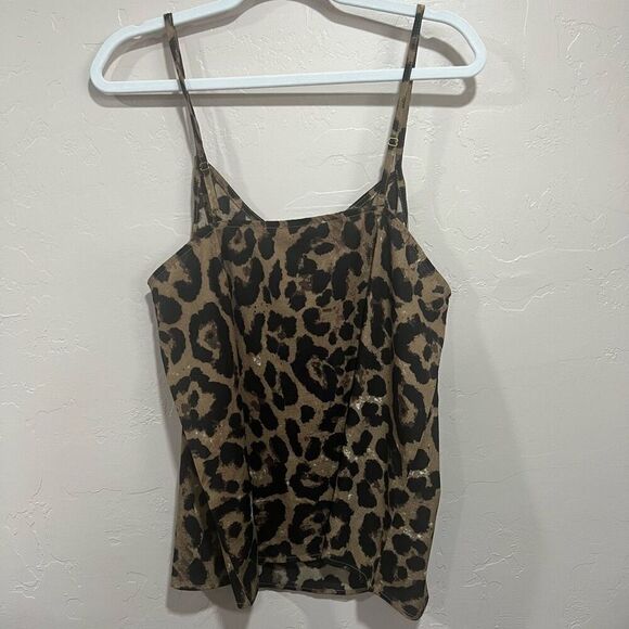 NWTs Hayden Animal Print Cheetah Print Polyester Tank Top Cami - Picture 4 of 6